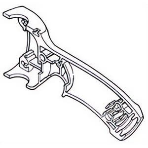 Milwaukee® 31-44-1718 Replacement Right Half Handle, for use with 5196 Die Grinder