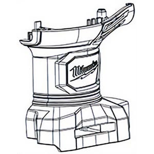 Milwaukee® 31-50-0595 Replacement Motor Housing Support, for use with 6033 1/4 Sheet Palm Sander
