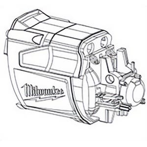 Milwaukee® 31-50-5378 Replacement Main Housing, for use with 5376 Single Speed Hammer Drill