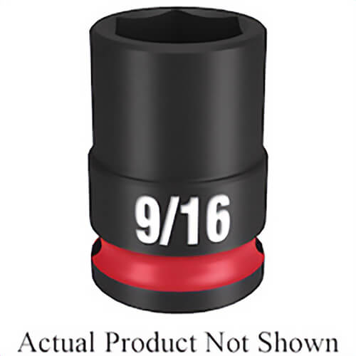 Milwaukee® Shockwave™ Impact Duty™ 49-66-6111 Socket, 3/8 in Hex Drive, 13/16 in Standard Socket, 6 Points