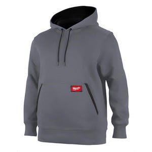 Milwaukee® 351G-XL FreeFlex™ Pullover Hoodie, Midweight, Breathable Fabric, Reinforced Pocket Seams, Gray, XL