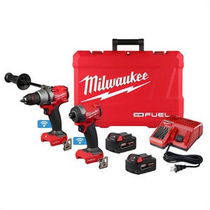 Milwaukee® 3696-22 M18 Cordless Tool Combo Kit, Tools: Hammer Drill, Impact Driver, 18V, Lithium-ion M18™ Redlithium™ Battery