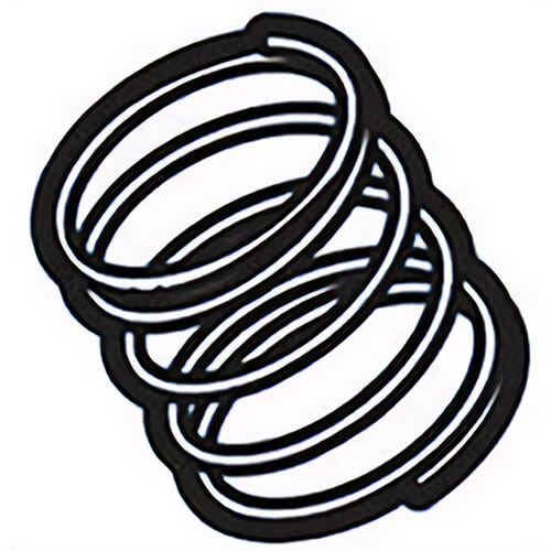 Milwaukee® 40-50-0800 Replacement Pressure Spring, for use with 0756 28V Rotary Hammer