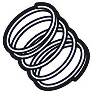 Milwaukee® 40-50-0883 Replacement Spring, for use with 0756 28V Rotary Hammer