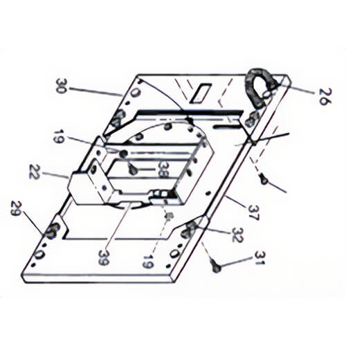 Milwaukee® 42-24-0580 Replacement Bearing Assembly with Bolts