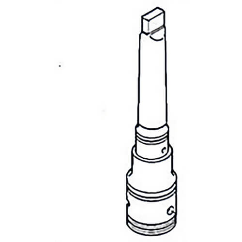 Milwaukee® 42-30-0370 Replacement Straight Shank, 3/4 in, for 49-57-0012/0013/0032 Arbor Assembly For Steel Hawg Bits