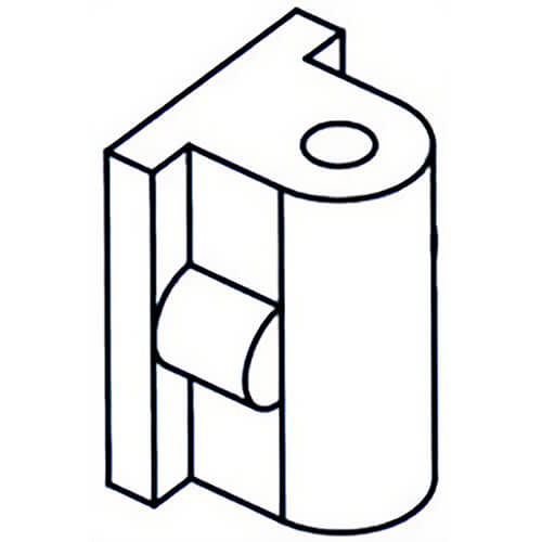 Milwaukee® 42-30-0415 Replacement Stopper Body, for use with 6177 Abrasive Cut-Off Machine