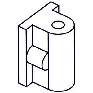 Milwaukee® 42-30-0415 Replacement Stopper Body, for use with 6177 Abrasive Cut-Off Machine