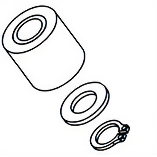 Milwaukee® 42-40-1150 Replacement Bushing Kit, for use with 2446 12V Grease Gun