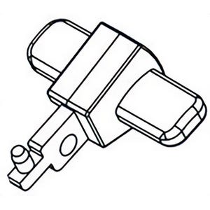 Milwaukee® 42-42-0805 Replacement Switch Lock Button, for use with 0884-059 Cordless M18™ Compact Blower