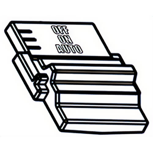 Milwaukee® 42-42-1190 Replacement 3 Position Slide Button, for use with 2306 M12™ Hammervac™ Dust Extractor