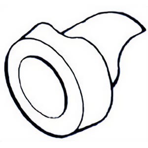 Milwaukee® 42-86-0120 Replacement Inlet Fitting, for use with 8955 10 gal Wet or Dry Vacuum Cleaner