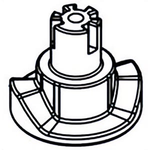 Milwaukee® 42-90-0022 Replacement Plastic Shifting Coupler, Black, for use with 2715 M18 Fuel™ Rotary Hammer