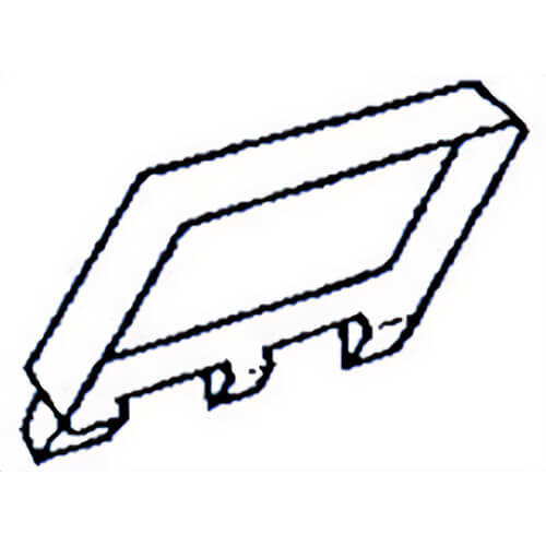 Milwaukee® 42-92-1210 Replacement Switch Cover, for use with 8936 7.5 gal Wet or Dry Vacuum Cleaner