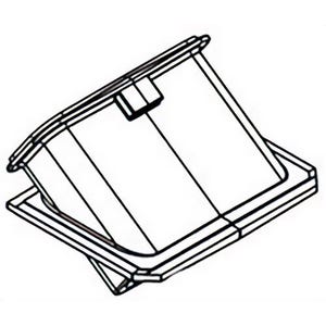 Milwaukee® 42-96-0460 Replacement Dust Box Entrance, for use with 6146 Compact Angle Grinder with Slide Switch