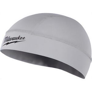 Milwaukee® 425G Warm Weather Liner, for use with Hardhat, Beanie Style, One Size, Gray