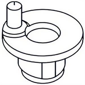 Milwaukee® 43-16-0025 Replacement Eccentric Shaft, for use with 5263 SDS Rotary Hammer
