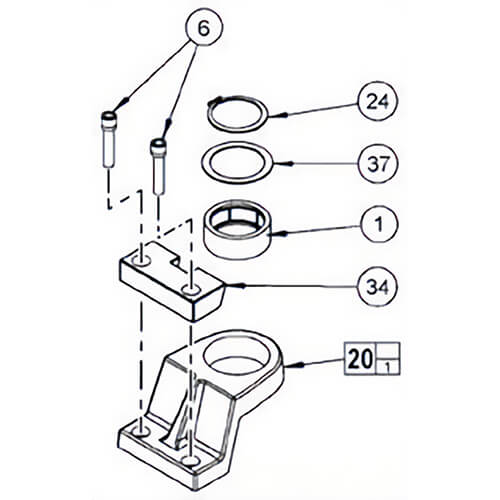 Milwaukee® 44-66-6220 Replacement Machined Spacer
