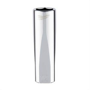 Milwaukee® 45-34-0014 Deep Socket with Four Flat™ Sides, 3/8 in Drive, 14 mm Metric