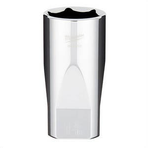 Milwaukee® 45-34-2105 Deep Socket, 1/2 in, 1-3/16 in, 6 Points, Polished Chrome