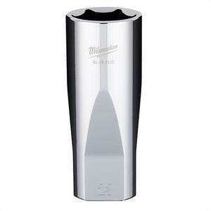 Milwaukee® 45-34-2123 Deep Socket, 1/2 in, 23 mm, 6 Points, Polished Chrome