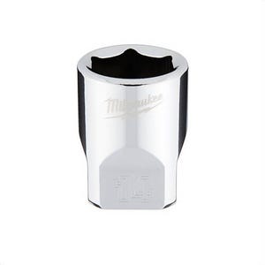 Milwaukee® 45-34-9040 Standard Socket, 1/4 in, 14 mm, 6 Points, Polished Chrome