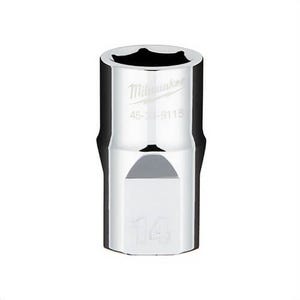 Milwaukee® 45-34-9115 Standard Socket with Four Flat™ Sides, 1/2 in, 14 mm, 6 Points