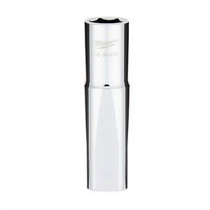 Milwaukee® 45-34-9127 Deep Socket with Four Flat™ Sides, 1/2 in, 9/16 in, 6 Points