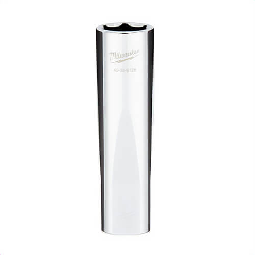 Milwaukee® 45-34-9128 Deep Socket with Four Flat™ Sides, 1/2 in, 5/8 in, 6 Points