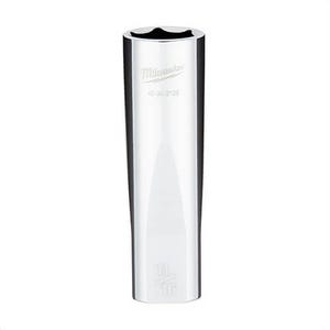 Milwaukee® 45-34-9129 Deep Socket with Four Flat™ Sides, 1/2 in, 11/16 in, 6 Points