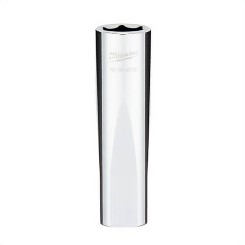 Milwaukee® 45-34-9139 Deep Socket with Four Flat™ Sides, 1/2 in, 15 mm, 6 Points