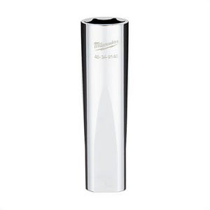 Milwaukee® 45-34-9140 Deep Socket with Four Flat™ Sides, 1/2 in, 16 mm, 6 Points