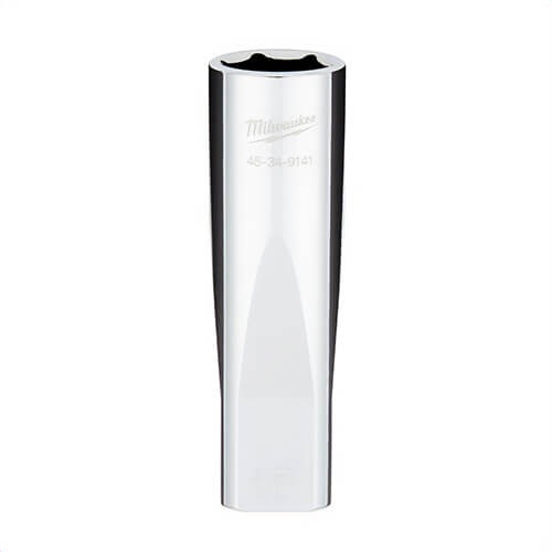 Milwaukee® 45-34-9141 Deep Socket with Four Flat™ Sides, 1/2 in, 17 mm, 6 Points