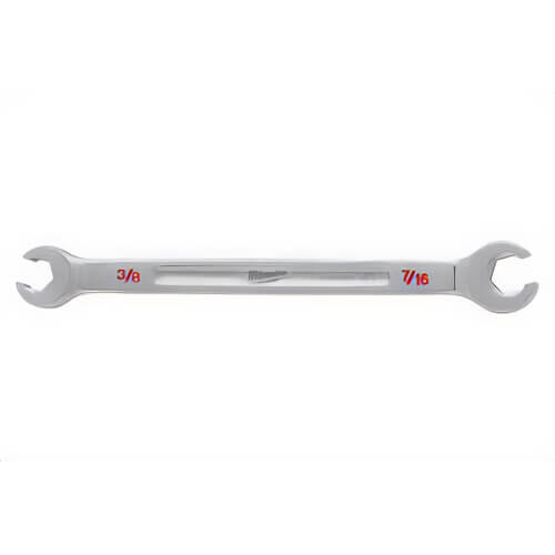 Milwaukee® 45-96-8301 Double End Flare Nut Wrench, 3/8 in x 7/16 in