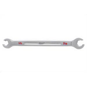 Milwaukee® 45-96-8301 Double End Flare Nut Wrench, 3/8 in x 7/16 in