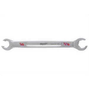 Milwaukee® 45-96-8303 Double End Flare Nut Wrench, 5/8 in x 11/16 in