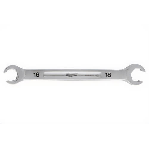 Milwaukee® 45-96-8354 Double End Flare Nut Wrench, 16 mm x 18 mm