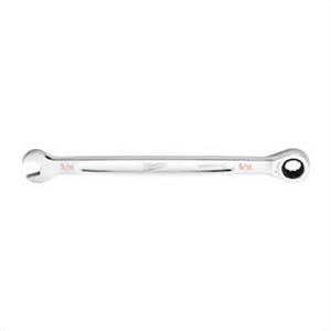 Milwaukee® 45-96-9210 Ratcheting Standard Length Combination Wrench, 5/16 in Wrench, 12 Points, 5.75 in OAL, Steel