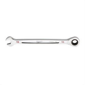 Milwaukee® 45-96-9212 Ratcheting Standard Length Combination Wrench, 3/8 in Wrench, 12 Points, Steel