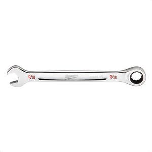 Milwaukee® 45-96-9218 Ratcheting Standard Length Combination Wrench, 9/16 in Wrench, 12 Points, Steel