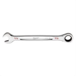 Milwaukee® 45-96-9222 Ratcheting Standard Length Combination Wrench, 11/16 in Wrench, 12 Points, Steel