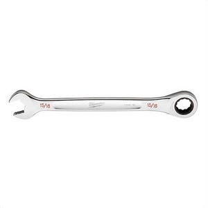 Milwaukee® 45-96-9230 Ratcheting Standard Length Combination Wrench, 15/16 in Wrench, 12 Points, Steel