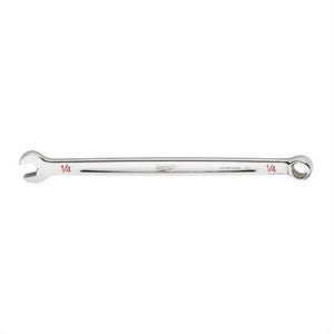 Milwaukee® 45-96-9408 Standard Length Combination Wrench, 1/4 in Wrench, 12 Points, 15° Offset, Steel