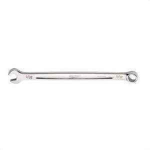 Milwaukee® 45-96-9409 Standard Length Combination Wrench, 9/32 in Wrench, 12 Points, 15° Offset, Steel