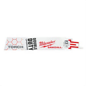 Milwaukee® 48-01-2712 The Torch™ Sawzall® Demo Profile Reciprocating Saw Blade, 6 in L x 1 in W, 10 TPI, Universal Tang