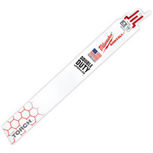 Milwaukee® 48-01-7788 The Torch™ Sawzall® Demo Profile Reciprocating Saw Blade, 9 in L x 1 in W, 18 TPI, Universal Tang