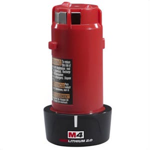 Milwaukee® 48-11-2001 M4™ Redlithium™ Compact Battery Pack, 2.0 Ah