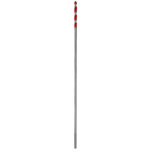 Milwaukee® 48-13-7325 Extra Length General Purpose Heavy Duty Bellhanger Bit, 1/4 in dia, 24 in OAL, 1/4 in Shank, Standard Twist Point, Bright