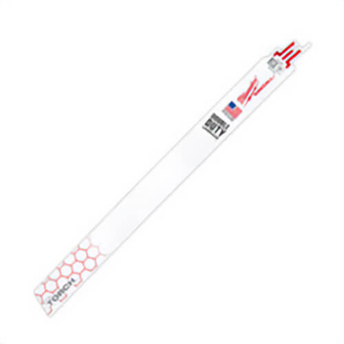 Milwaukee® 48-00-5789 Sawzall® The Torch™ Demolition Straight Back Reciprocating Saw Blade, 12 in L x 1 in W, 18 TPI