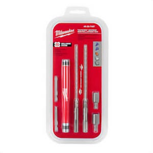 Milwaukee® 48-20-7497 Tapcon® Installation Kit, 7 pc, Carbide, 2-Cutter, SDS-Max® Shank